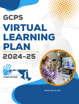  Infographic highlighting the 2024-25 GCPS Virtual Learning Plan as detailed in the story.